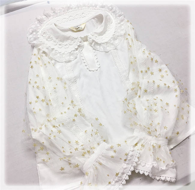 Little Dipper ~Kompeit Sweet Lolita Blouse -Ready Made