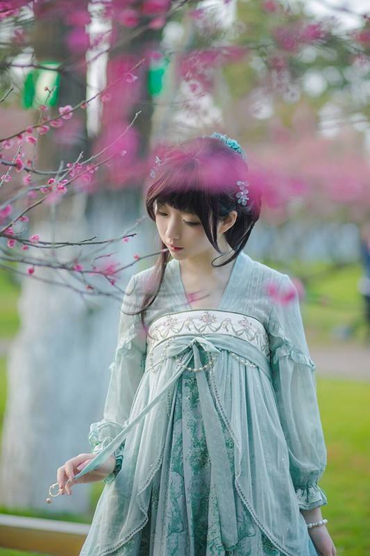 IchigoMikou ~Drizzle & Thin Clouds~ Hanfu Style Dress Qi Lolita Dress -In Stock