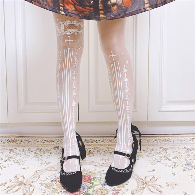 Ruby Rabbit ~Witch Thin Lolita Tights
