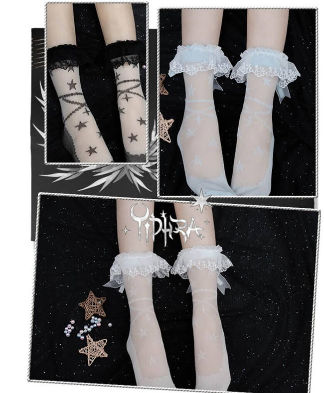 Yidhra Lolita ~Phase of the Moon Lolita Short Socks
