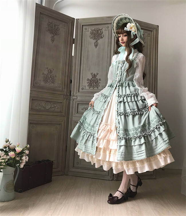 Little Dipper Mary~ Classic Front Open Design Lolita JSK Ready made-In Stock