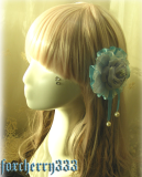 Lolita Double Layer Flower Balls Headdress