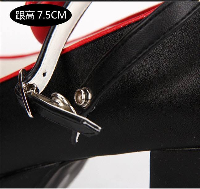 Angelic Imprint- Elegant Bow Embroidery Round/Square Heels Qi Lolita Shoes