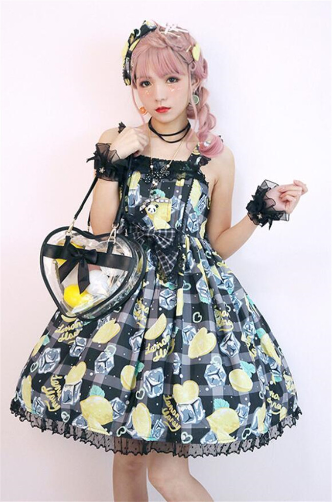 Lemon Honey ~Iced Lemon Soda~ Sweet Lolita OP/JSK
