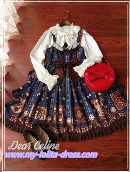 Valentine's Chocolate~ Sweet Lolita OP/JSK -Ready Made