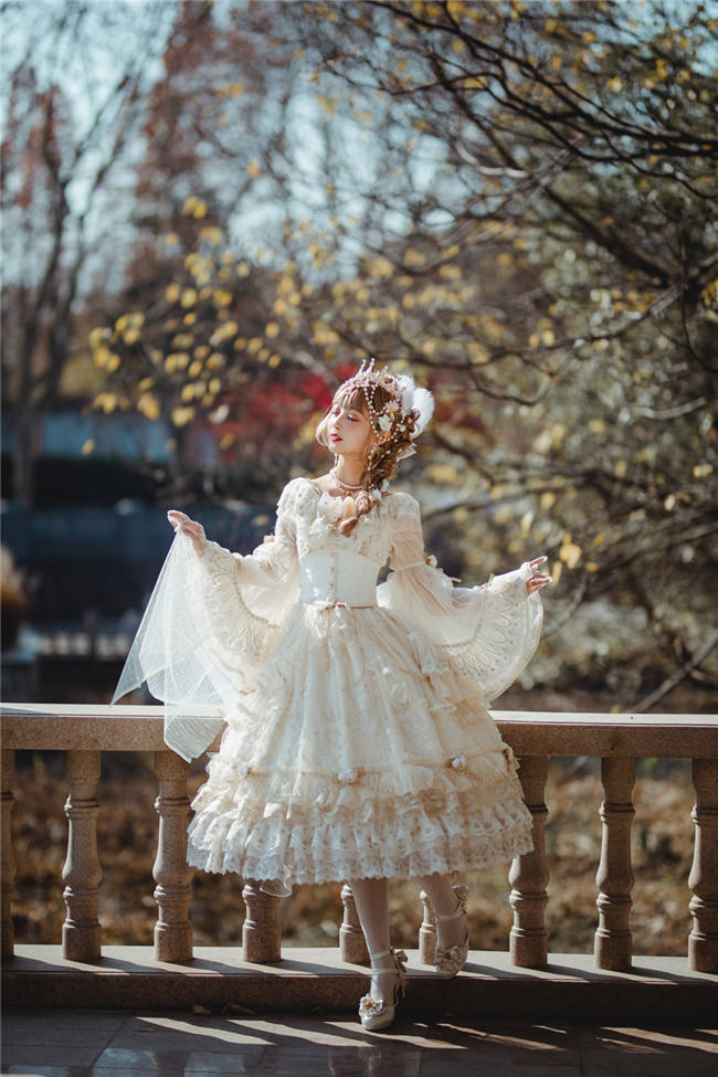 Miss Point ~Ode to the Dawn~ Embroidery Elegant Lolita OP