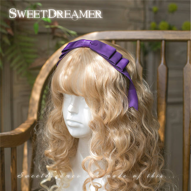 Sweet Dreamer~Diana~ Three Layer Bowknots Lolita Headbow