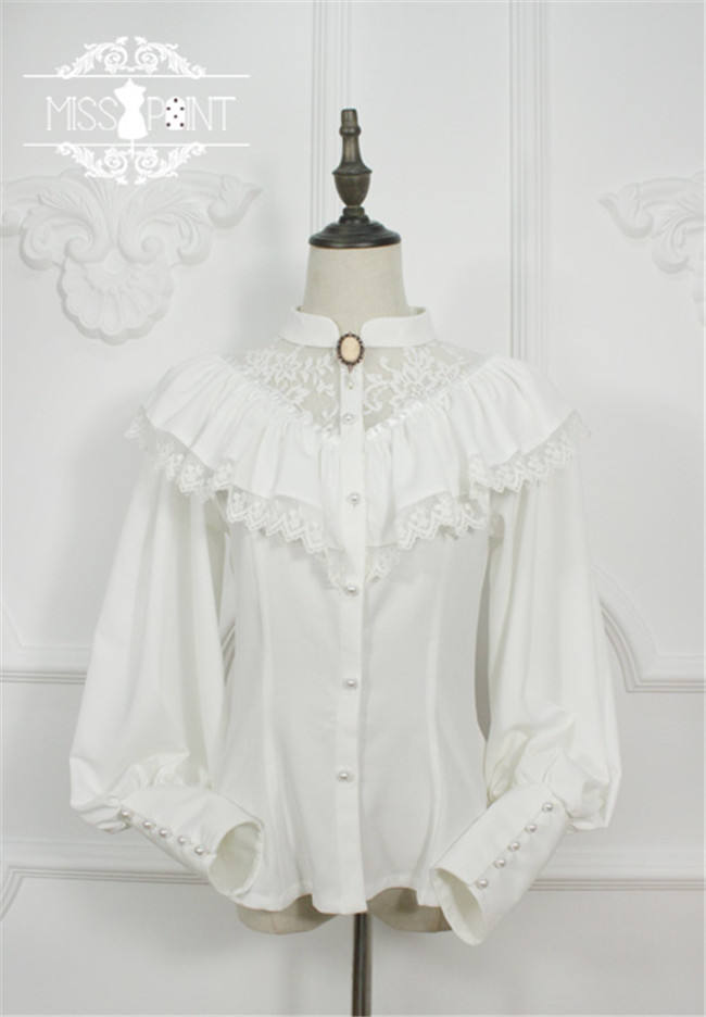 Alpine Maiden ~ Vintage Lolita Long Sleeves Blouse -Pre-order