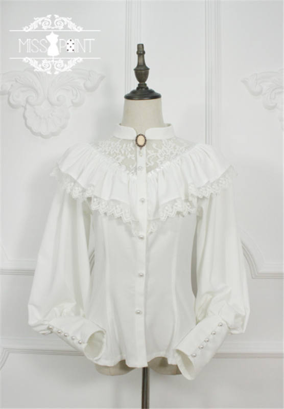 Alpine Maiden ~ Vintage Lolita Long Sleeves Blouse -Pre-order