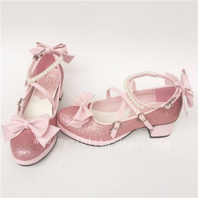 Antaina Tea Party Glitter Lolita Shoes