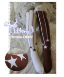 Yidhra Diamond -Orbital- Above Knee Lolita Socks - OUT