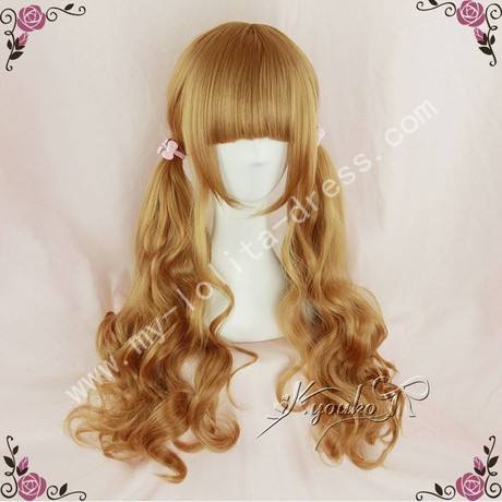 Goldenrod Curls Lolita Wig 70cm long
