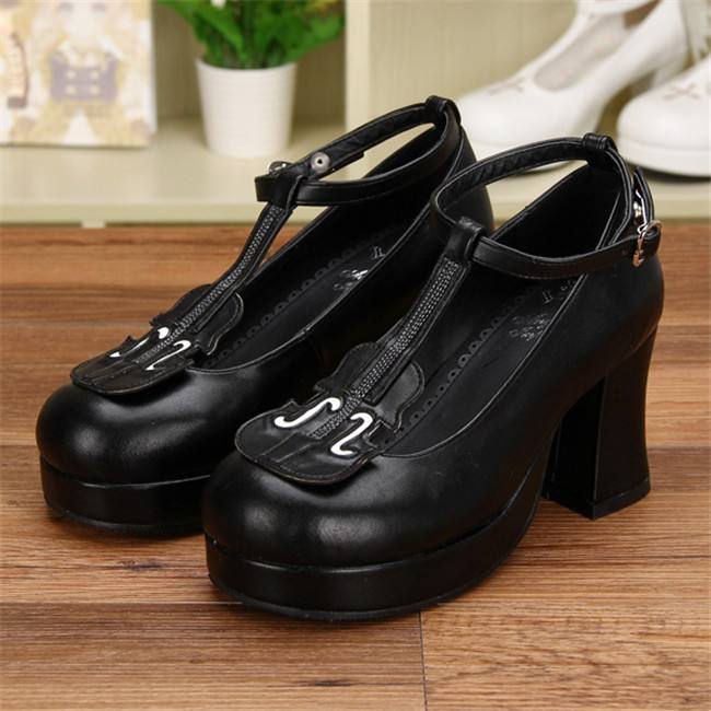 Angelic Imprint- Elegant Violin-shaped Straps Lolita Heels Shoes