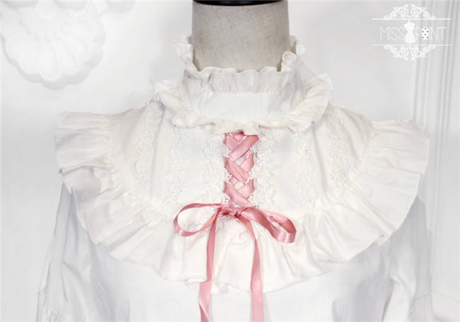 Bisque Doll- Vintage Lolita Blouse Custom Tailor Available