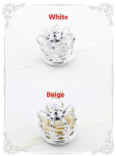 Sweet Dreamer Gold/Silver Rose Little Crown Lolita Headdress