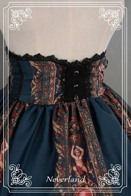 Neverland Lolita ~Ode to Rococo~ Lolita Skirt