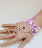 Pink Purple Sweet Kawaii Lolita Wrist Belt-out