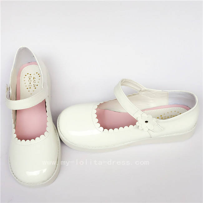 Black Sweet Lolita Flats Shoes