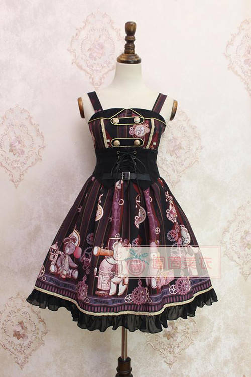 Alice Girl~ Steampunk Bear&Gear~ Lolita JSK