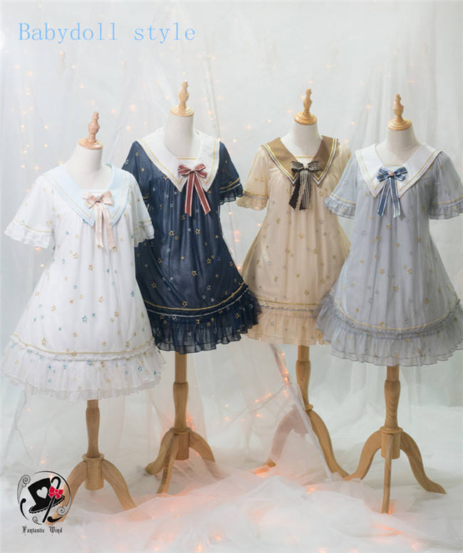 Planetesimals~ Summer Embroidery Lolita OP Dress -Pre-order Closed