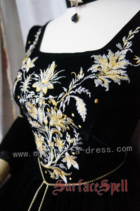 Bourbon Dynasty Series Baroque Embroidery Lolita OP Dress