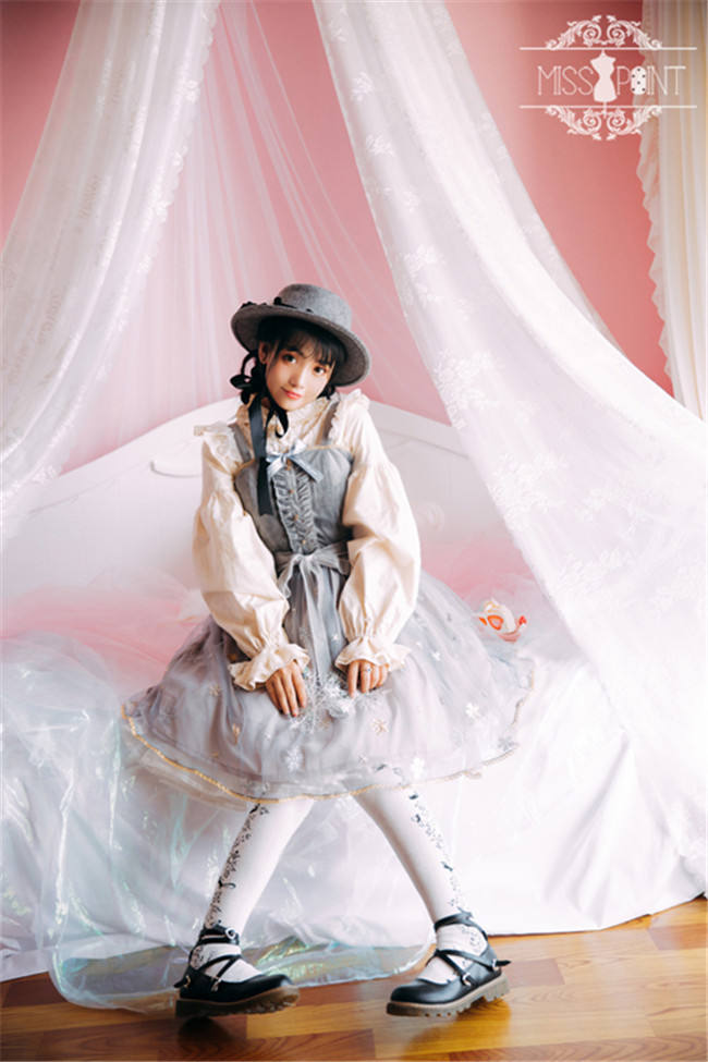Bisque Doll- Vintage Lolita Blouse Custom Tailor Available