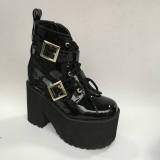 Punk Gothic Style Lolita Long Cylinder Boots