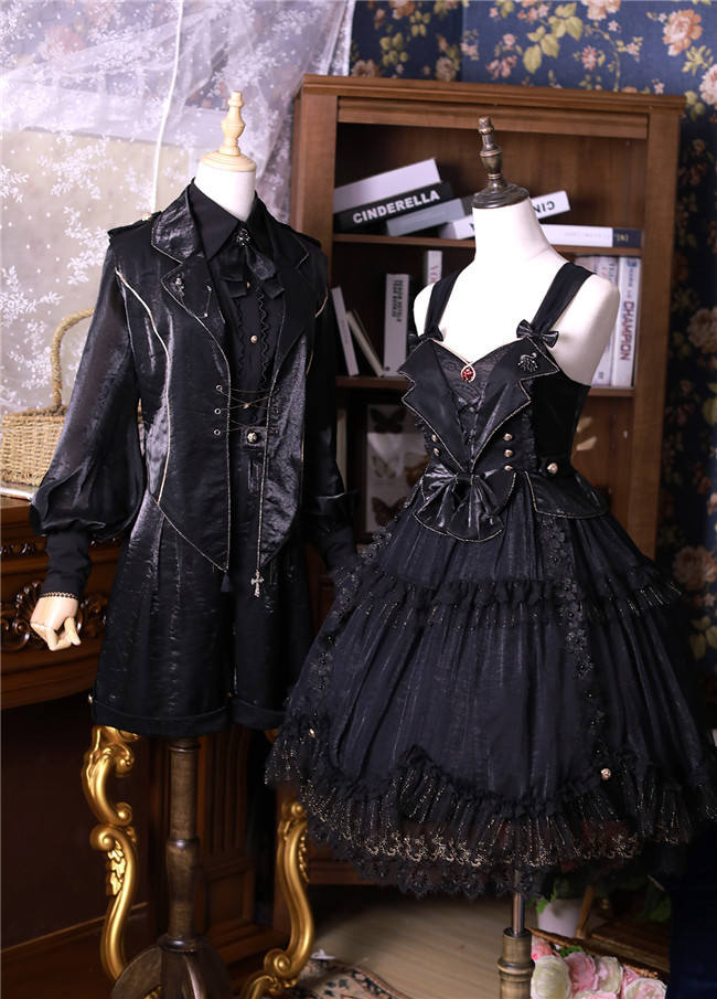 Passion Theme Dark Night and Silver Light Ouji Set/Dress -Ready Made