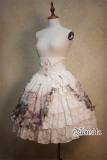Mousita Lolita -Roses Garden- Printed Lolita High Waist Skirt - Pre-order Closed