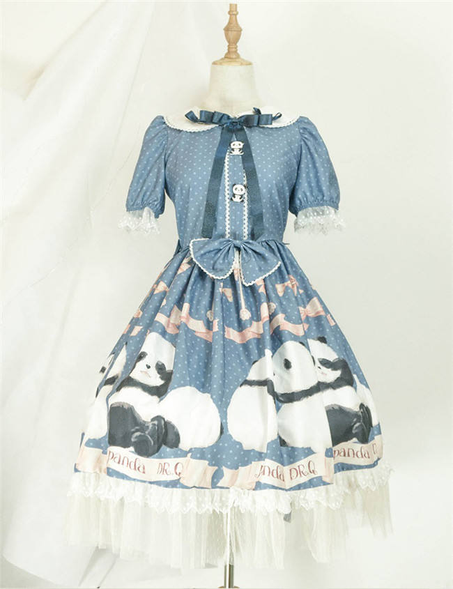 Panda Theme Sweet Lolita OP/JSK-Pre-order Closed