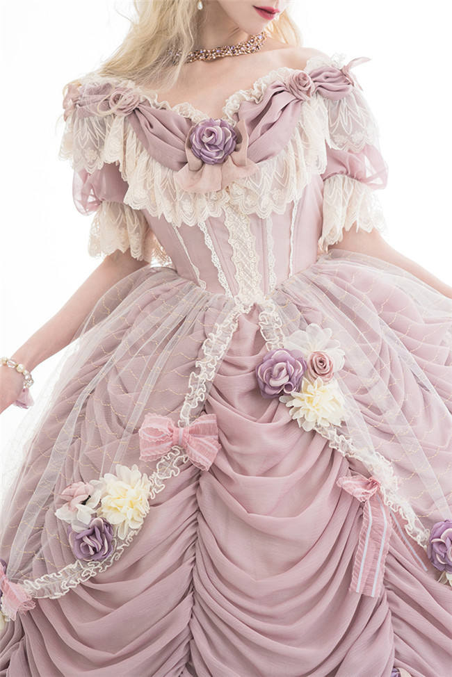 Henrietta ~Rose Queen Flowers Luxury Lolita OP