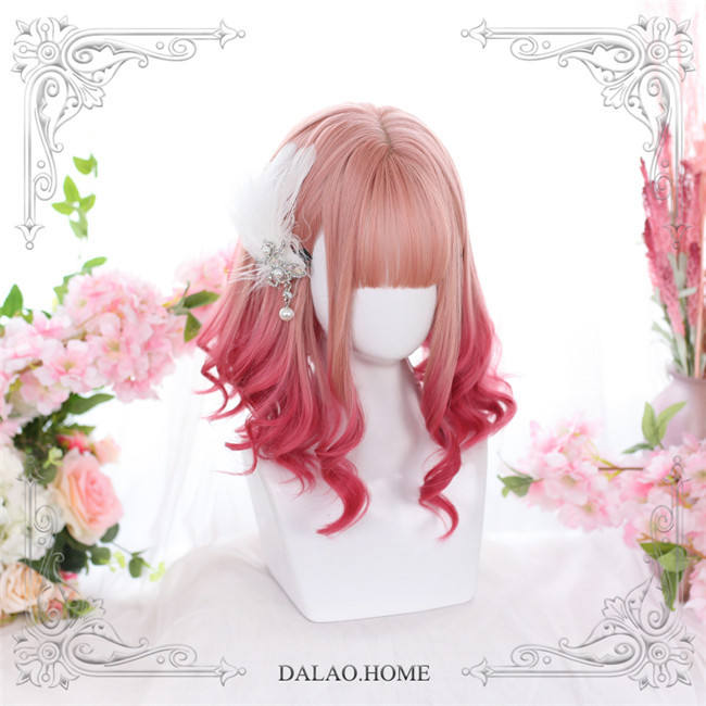 Dalao Home ~Raspberry Wine ~Sweet Short Lolita Wigs
