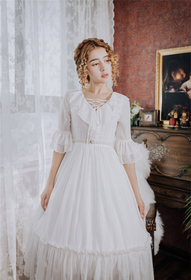 Miss Sicily~ Vintage Lolita OP Dress -Pre-order Closed
