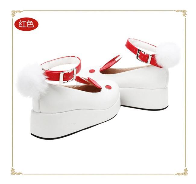 Angelic Imprint- Sweet High Platform Bunny Ears Lolita Shoes