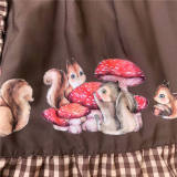 Sweet Squirrel Mushroom Lolita Jumper -out