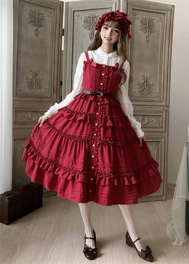 Little Dipper Mary~ Classic Front Open Design Lolita JSK Ready made-In Stock
