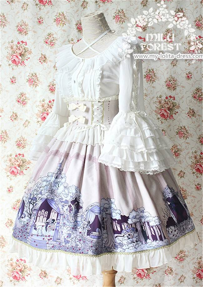 Sleeping Beauty~ Lolita High Waist Skirt