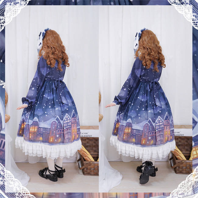 Warm House In Snow~ Sweet Lolita OP/JSK out