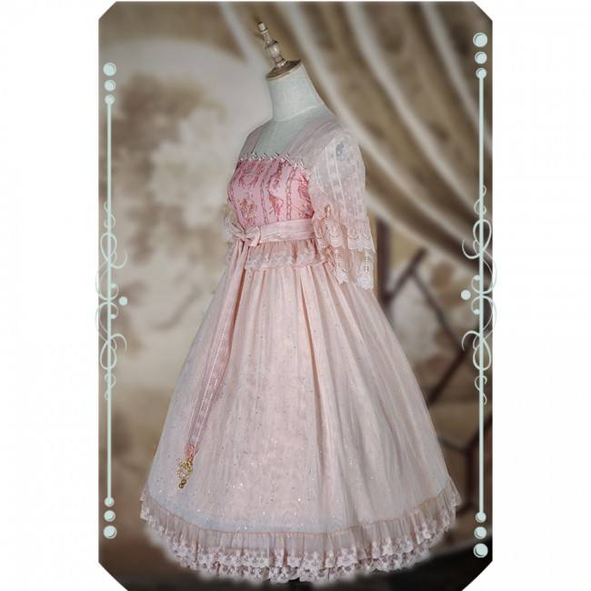 IchigoMikou ~Drizzle & Thin Clouds~ Qi Lolita OP Dress - In Stock