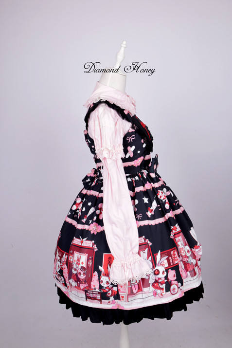 Doll Hospital~ Lolita Printed JSK Dress -out