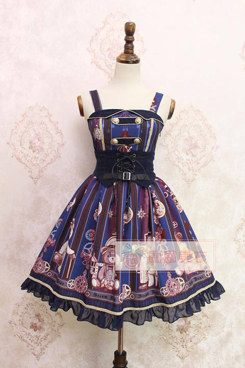 Alice Girl~ Steampunk Bear&Gear~ Lolita JSK