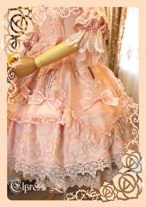 Elpress L Umbrella Leaf Lolita OP Dress out