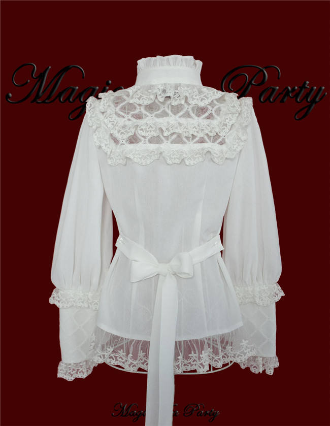 Magic Tea Party ~Ada's Flower Lolita Blouse -Ready Made