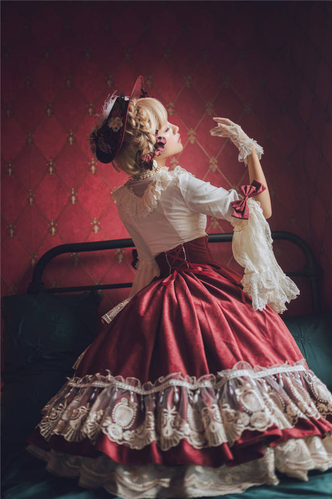 Miss Point ~ Elizabeth~ Elegant Lolita Fishbone Skirt Tea Party Version -Custom Tailor Available