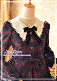 Winchester*** Vintage Tartan Lolita Long Sleeves OP Dress for Autumn and Winter -out