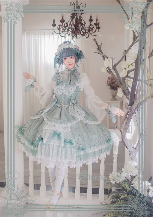 Elpress L ~Christmas D*Romance Ode~ Elegant Lolita JSK -Ready Made Purple M - In Stock