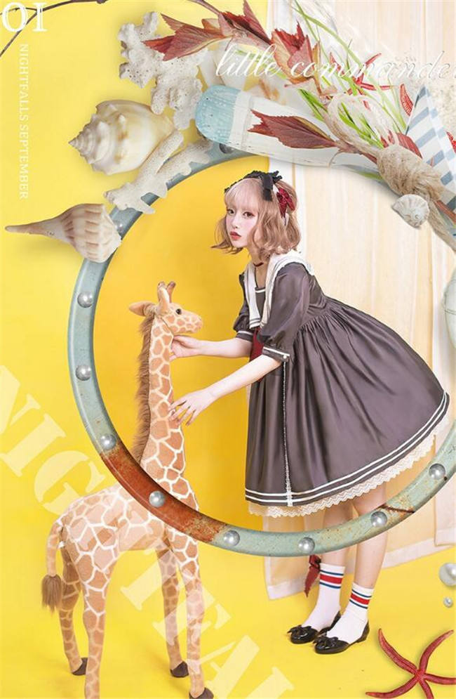 Little Commander~ Sailor Style Lolita OP Dress -Pre-order Closed