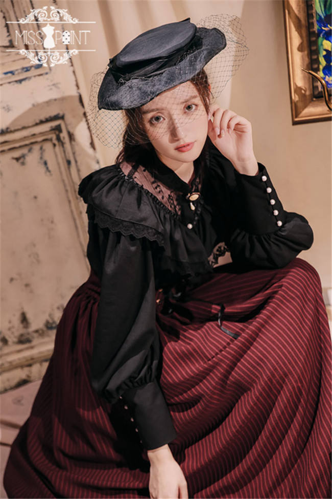 Alpine Maiden ~ Vintage Lolita Long Sleeves Blouse -Pre-order