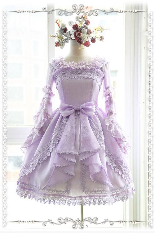 Infanta Detachable Set-in Hime Sleeves Chiffon Lolita Blouse
