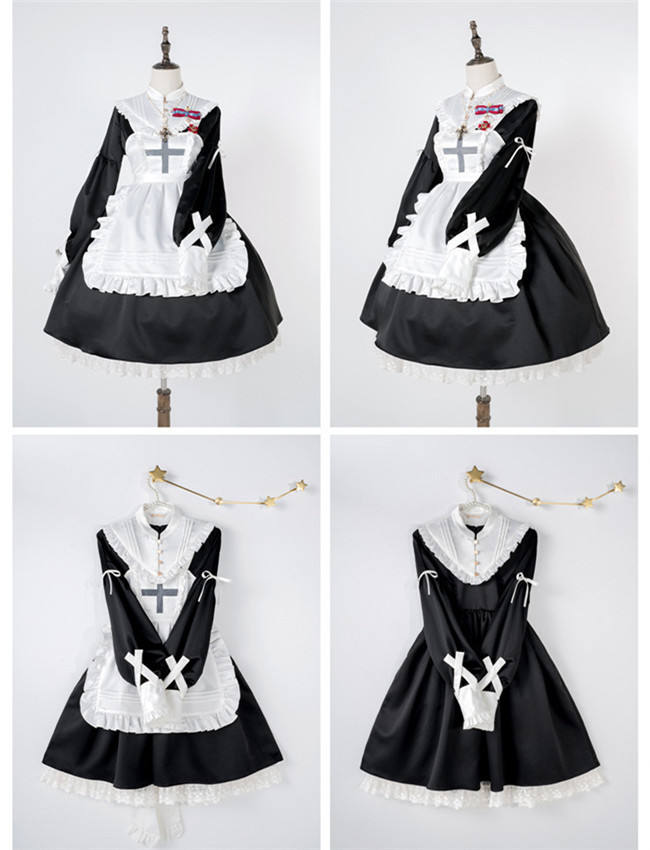 Luna Planetarium ~Lighting Angel~ Long Sleeves Lolita OP -Ready Made